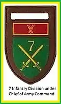 7 South African Infantry Division with Chief of Army Command