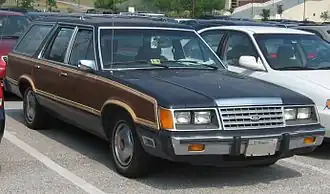 1985–1986 Ford LTD Country Squire station wagon (Fox platform)