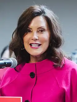 Governor Gretchen Whitmer of Michigan (2019–present) [37][38]