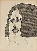Alicja Wahl, 1960, ink on paper, 70 x 50&nbsp;cm