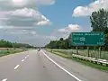 Autoroute 20 east, near Rivière Beaudette, ~km 5