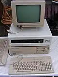 Robotron A 7100 and EC 1834 (XT-compatible) personal computer, 1986