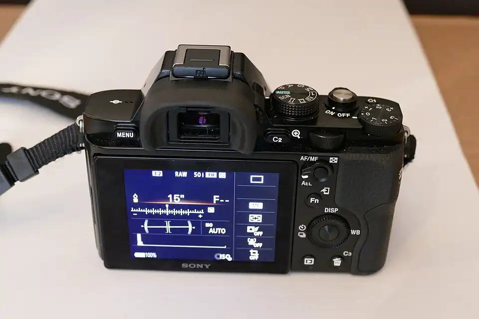 Sony A7 rear