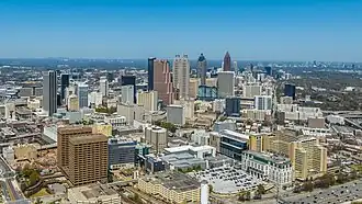 Downtown Atlanta skyline in 2025