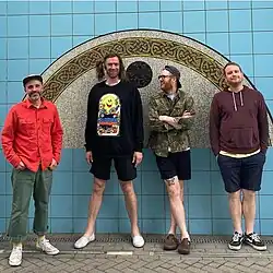 From left to right: Peter Helmis, Joe Reinhart, Nick Tazza, and Colin Mahony