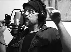 Garton recording in Melbourne in 2007