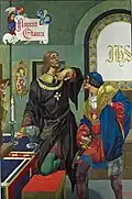 Henry VI comes to his death in The Tower. A.D. 1471