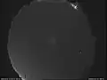 Sprites detected above horizon at Modra observatory.