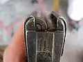An AK magazine loaded with 7.62×39&nbsp;mm ammunition
