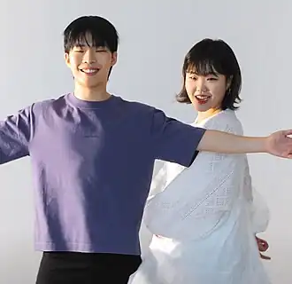 L-R: Lee Chan-hyuk, Lee Su-hyun AKMU in 2021