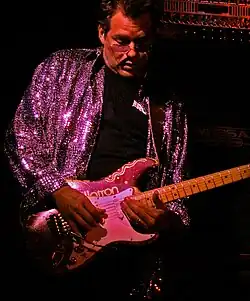 Alan Morse onstage with Spock's Beard at BB Kings in New York City, on April 27, 2007.