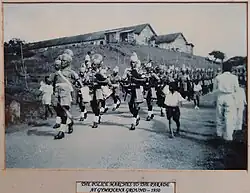 1950- A & N Police Contingent marching on occasion of Republic Day