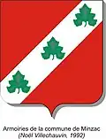 Coat of arms of Minzac