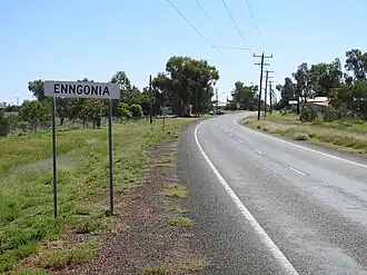 Southern approach to town (2021).