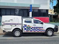 Isuzu D-MAX dual cab, with prisoner pod
