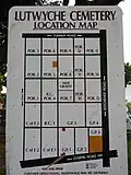 Cemetery map (2021).
