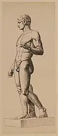 A Doryphorus-type of the canon Polycleitus, ca. 1886–1889. Nicholas Catsimpoolas Collection, Boston Public Library