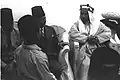 A schoolboy greeting Emir Abdullah during his visit to Jaffa