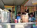 A tea stall in Hokenakal, Dharmapuri district, Tamil Nadu