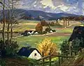 Valley in the Belgian Ardennes, c. 1920