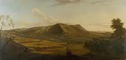 A view of Box Hill, Surrey, 1733.