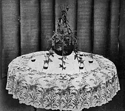 A Witches'-caldron table