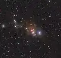 Infrared view (VIRCam) of the north of Cha I (reflection nebula IC 2631)