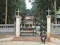 A local church entrance at Araku Valley