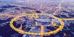 The internal ring road around Unaizah Mall