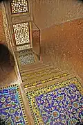 Staircases inside the palace