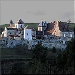 The abbey in Chantelle