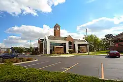 The Abbot Center at Indiana Institute of Technology (Indiana Tech) in Fort Wayne, named for former trustee Steve Abbot, dedicated in 2001. It houses admissions and student financial services offices.