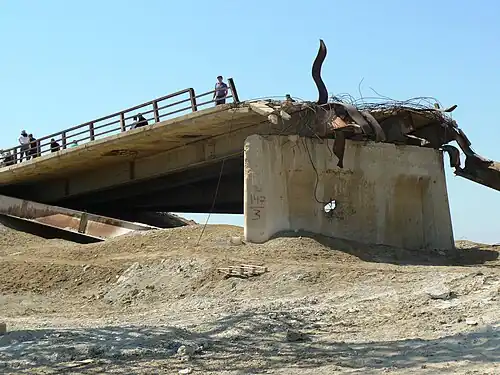 King Abdullah Bridge: West side (2008)