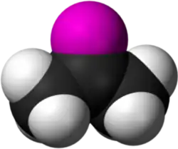 A 3D rendered polygon object consisting of one pink sphere joined to several smaller white spheres by a black membrane