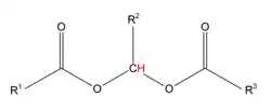 General structure of an acylal