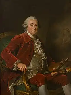 Portrait of Charles-Amédée-Philippe van Loo by Adélaïde Labille-Guiard