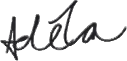 Adéla Jergova's Signature