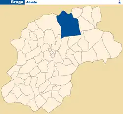 Location of Adaúfe