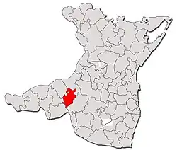 Location in Constanța County