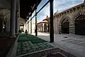 View into the courtyard
