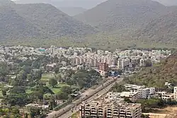 Adarsh Nagar as seen from Kailasagiri