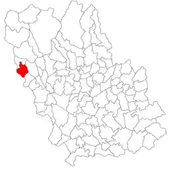 Location in Prahova County