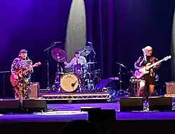 Adwaith performing at the Welsh Music Prize ceremony in Cardiff, 2022