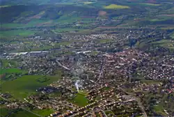 An aerial view of Saint-Sulpice
