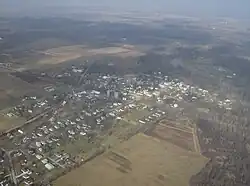 Aerial view of Quincy from the southeast