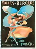 Loïe Fuller poster by PAL (circa 1895)