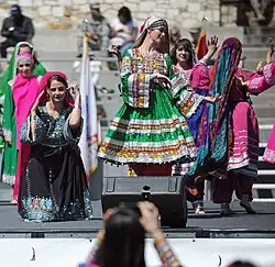 Image 35Women dancing in traditional dress in San Francisco (from Culture of Afghanistan)