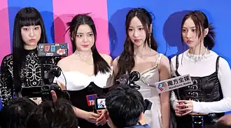After Class in an event in 2023 Starting from left: Gigi Yim, Chantel Yiu, Windy Zhan, Yumi Chung