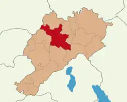 Afyonkarahisar district within Afyonkarahisar Province