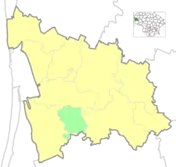 Location of Agluonėnai Eldership